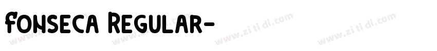 Fonseca Regular字体转换